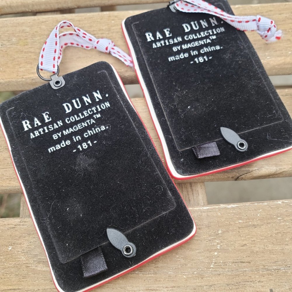 Rae Dunn SANTA PAWS Picture Frame Ornament NEW! - Picture 5 of 6